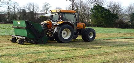 Leaf Clearing - Flail lifter - Isle of Man